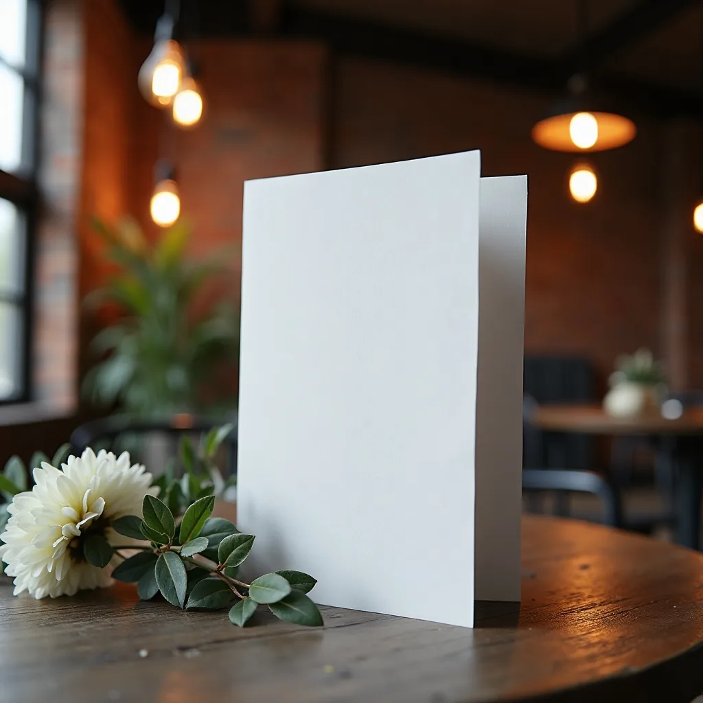 Concepto: La invitación para una boda industrial (IA)