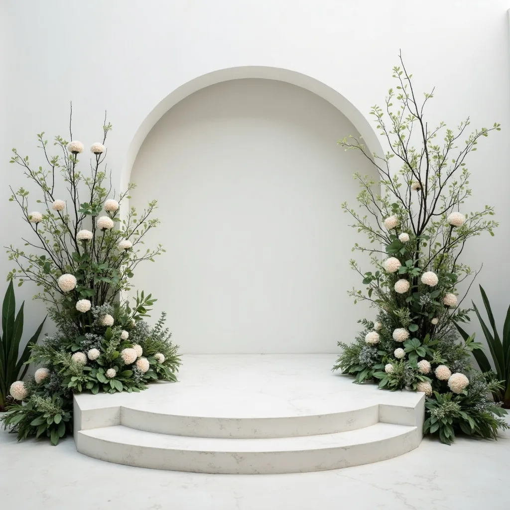 Concepto de Boda Minimalista: Blanco, negro y silencio